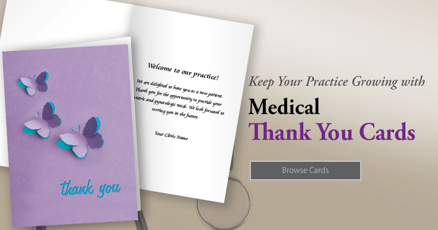 Medical Thank You Cards