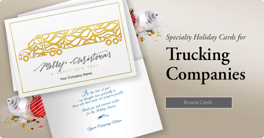 Trucking Christmas Holiday Cards!